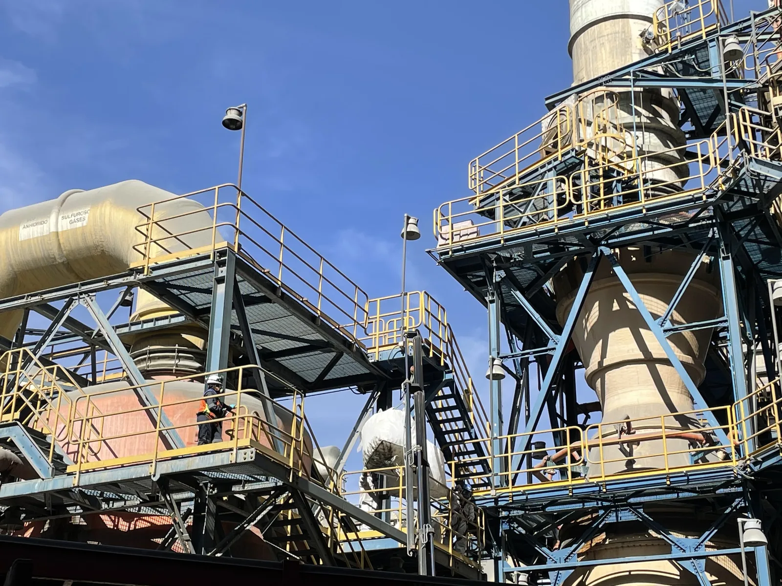 Estructuras y plataformas de la planta